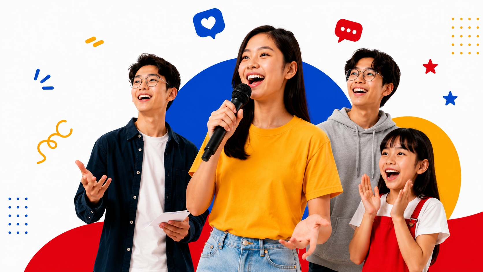 Anak dan remaja belajar public speaking di Young Speaker Club
